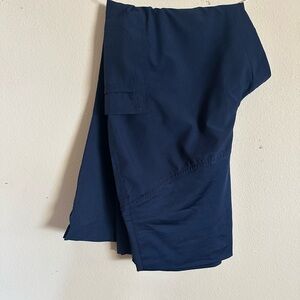 Maternity scrub pants navy blue